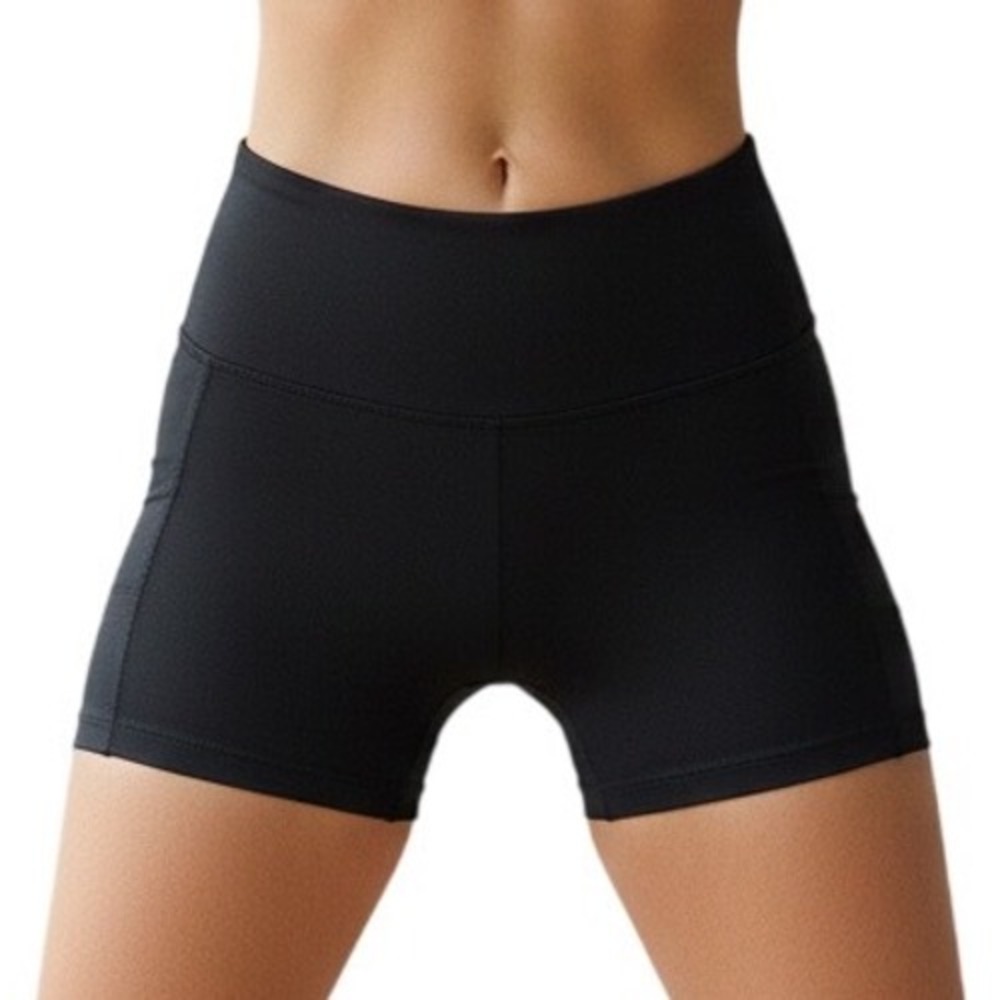 RBX Black High Waisted Bike Shorts with Pockets Women's Size M